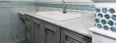 Modern Bathroom Cabinet by Sandia Marble
