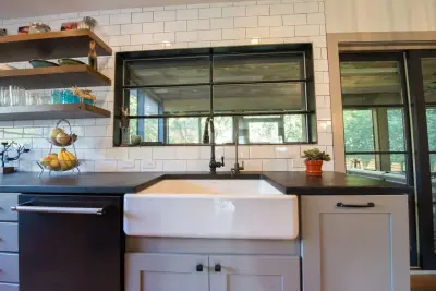 Northshore Countertop and Metal Window Frame Installation — Countertop Installation Services project by Set In Stone