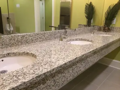 Restrooms — Countertop Installation Services project by PalmettoGraniteLLC