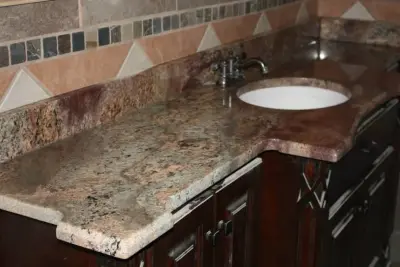 Bathroom — Countertop Installation Services project by Bolder Granite