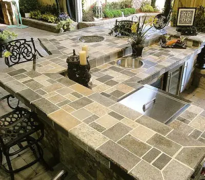 Exterior Elements — Countertop Installation Services project by A&E Recycled Granite, LLC