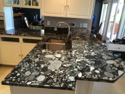 Monochrome — Countertop Installation Services project by Quartz & Granite Countertops, Inc.