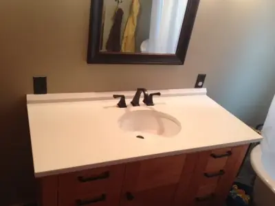 Restroom Initiatives — Countertop Installation Services project by Quartz & Granite Countertops, Inc.