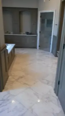Bathroom Tile Setup — Countertop Installation Services project by Phillips Ceramic Tile