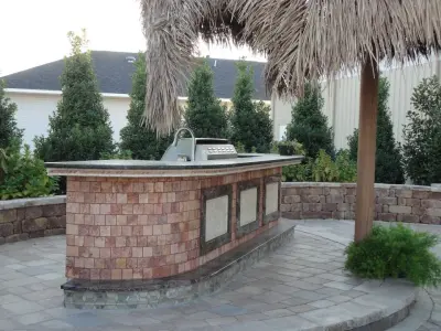 Outdoor Culinary Space Development — Countertop Installation Services project by Phillips Ceramic Tile