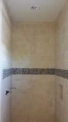 ceramic shower — Countertop Installation Services project by StartTile