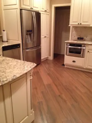 Ceramic Wood-Look Tiles — Countertop Installation Services project by Midwest St. Louis