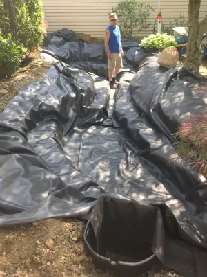 Moorestown 10'x20' Pond Rebuild by Landvista Aquascapes