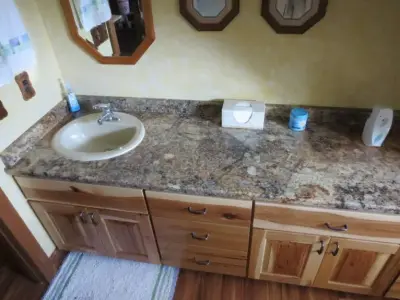 Personalized Bathrooms — Countertop Installation Services project by Russell's Of Neillsville