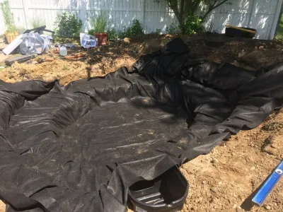 11'x16' Ecosystem Pond Build in Williamstown, NJ by Landvista Aquascapes
