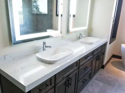 Quartz Surfaces — Countertop Installation Services project by Nelson Tile And Stone