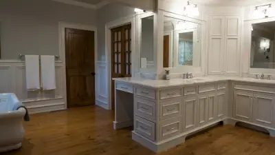 Quartzite Luxury Bathroom — Countertop Installation Services project by WilgusIQ