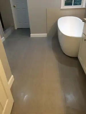 Master Bathroom Renovation — Countertop Installation Services project by Tile Trenz