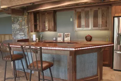 Scarlet Dragon Stone Counter — Countertop Installation Services project by Elegant Creations Granite Marble & More LLC