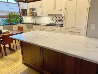 Updated Kitchen Countertops — Countertop Installation Services project by Garden State Soapstone