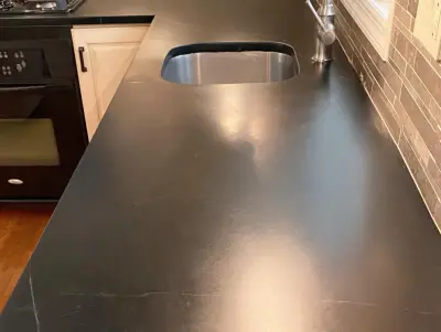 Soapstone Countertop Refinishing Project — Countertop Installation Services project by Garden State Soapstone