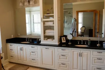 Home Bathrooms — Countertop Installation Services project by Creativeedgeworks, Inc.