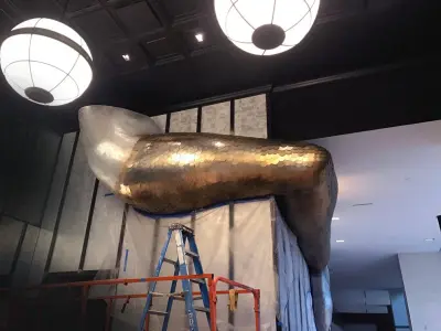 Virginia Pewter Bar Top — Countertop Installation Services project by La Bastille