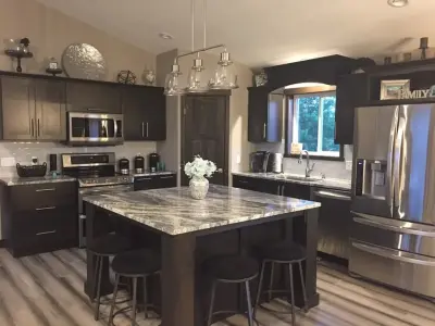 Kitchen Showstopper — Countertop Installation Services project by The Pinske Edge