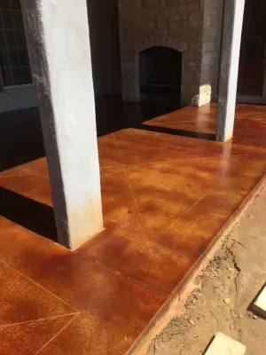 Dyed Concrete — Countertop Installation Services project by B & W Designer Tile