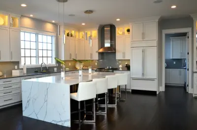 Classic Quartz Sculpture — Countertop Installation Services project by Italian Marble & Granite Inc