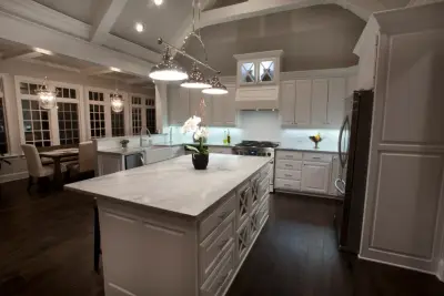Gorgeous Ocean Pearl Kitchen — Countertop Installation Services project by Granite Division Inc.