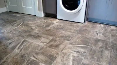 Tiled Flooring — Countertop Installation Services project by Northwest Tile & Floors