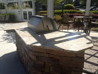 Alfresco Cooking Spaces — Countertop Installation Services project by Imperial Stone