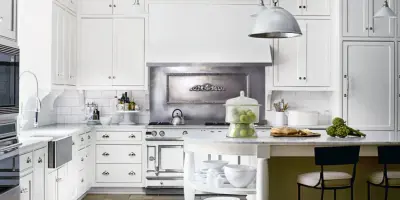 Zinc Backsplash: NYC — Countertop Installation Services project by La Bastille
