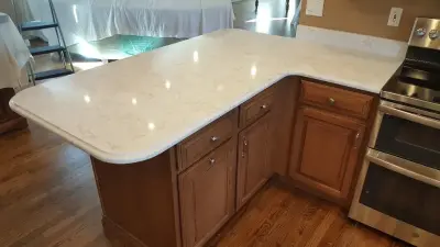 Classic Kitchen Revamp — Countertop Installation Services project by Ohio Valley Solid Surface