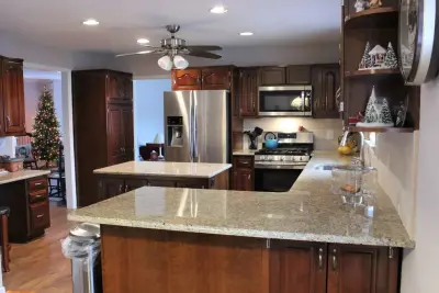 Classic Kitchen Design — Countertop Installation Services project by Merlino Marble And Granite