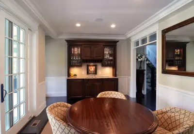 Classic Wet Bar — Countertop Installation Services project by Italian Marble & Granite Inc