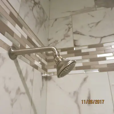 Transitional Bathroom Renovation — Countertop Installation Services project by Sommers Interiors