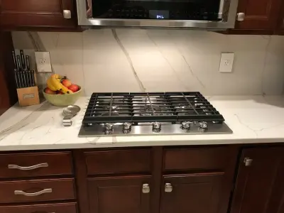 Vadara White Calacatta — Countertop Installation Services project by Indy Custom Stone