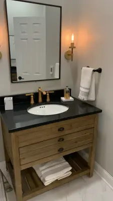 Vadara Black White — Countertop Installation Services project by Indy Custom Stone