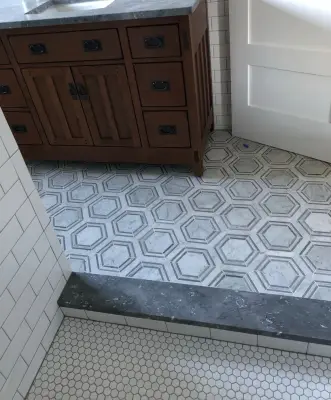 Vancouver Primary Bathroom — Countertop Installation Services project by American Marble & Granite