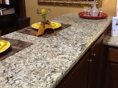 Venetian Ice Granite Surfaces — Countertop Installation Services project by Granite 4 Less