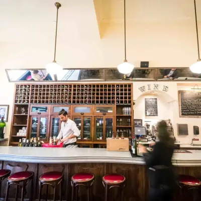 Zinc Bar Counter: NYC — Countertop Installation Services project by La Bastille