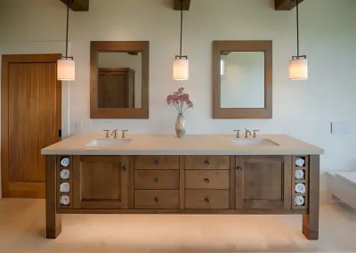 Vanity on Wallace Road — Countertop Installation Services project by Surface Art Countertops