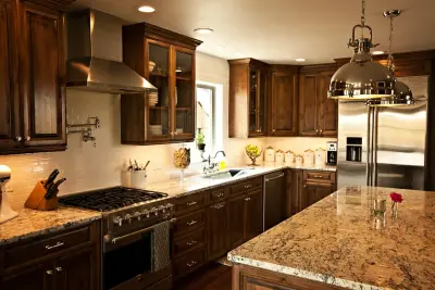 Ivory Frost Culinary — Countertop Installation Services project by Granite Concepts