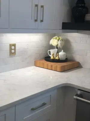 Modernizing the White Kitchen — Countertop Installation Services project by Dalton Carpet One Floor & Home