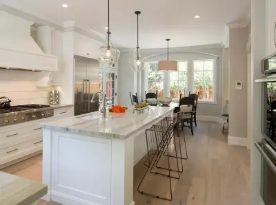 Alabaster Macaubas Quartzite — Countertop Installation Services project by Prostone Granite & Cabinetry