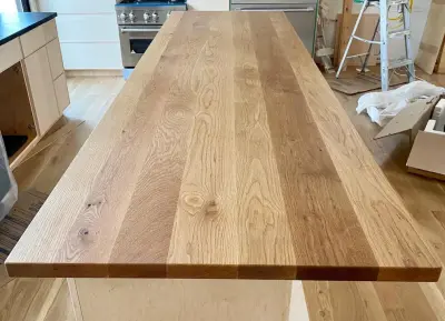 White Oak and Pennsylvania Soapstone Countertop — Countertop Installation Services project by Garden State Soapstone