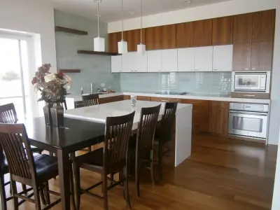 Quartz Kitchen Countertops in White — Countertop Installation Services project by Counter Culture