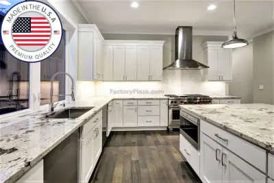 Light Shaker Cabinets — Countertop Installation Services project by Factory Plaza Inc