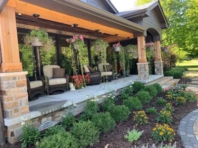 Porch Paradise — Landscape Construction project by Lanoha Nurseries in Omaha