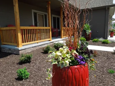 Front Yard Water Feature — Landscape Construction project by Lanoha Nurseries