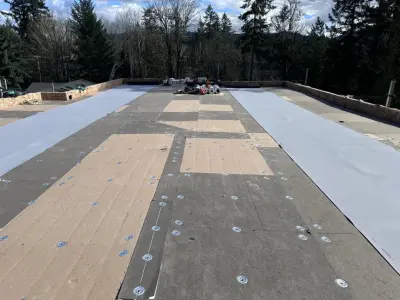 Roofing Membranes: TPO, PVC, Torch Down, and Shingles — Home Renovation & Remodeling Services project by Seattle Pacific Construction Inc.
