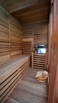 Rooftop Workspace, Shower, Sauna, and Patio Expansion — Home Renovation & Remodeling Services project by Happy Home Contractors