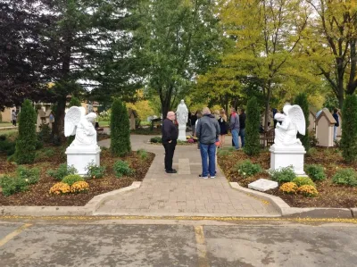 "A Blessed Sanctuary" — Landscape Construction project by Lawncare By Walter, Inc. in Rockford